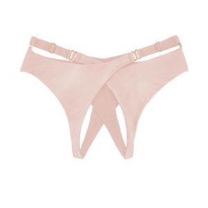 Bordelle Allegra Ouvert/crotchless Wrap Brief 24k